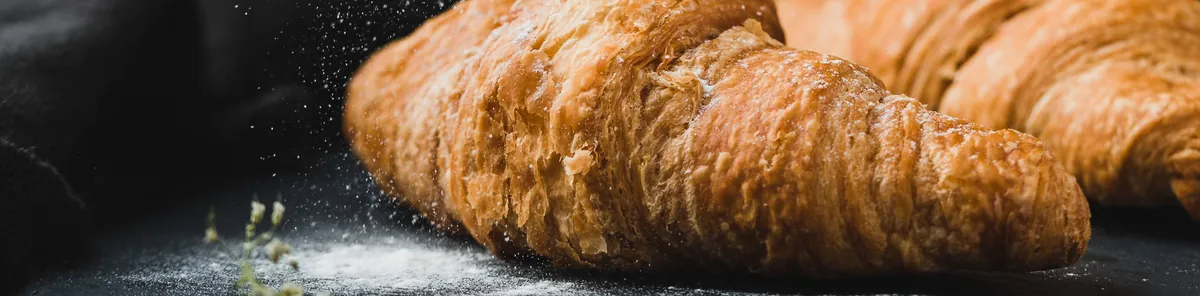 Croissants fresh from the oven